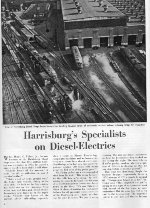 PRR "Harrisburg's Specialists On Diesel-Electrics," Page 6, 1953